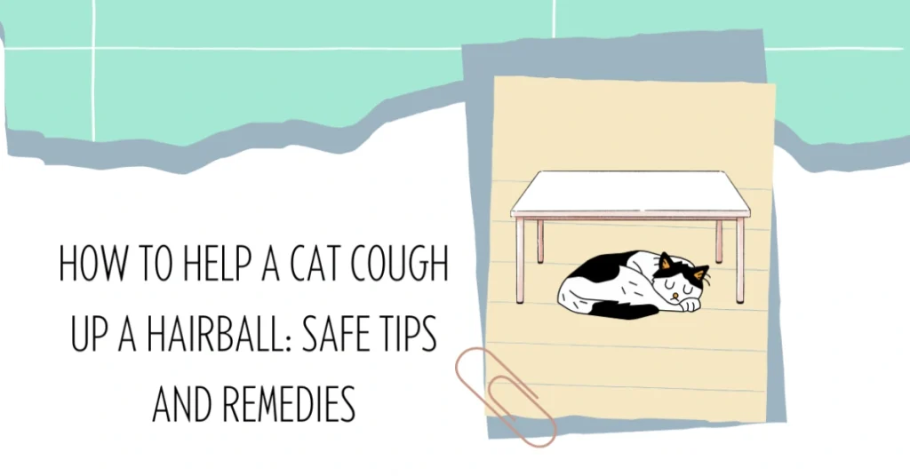 How to Help a Cat Cough Up a Hairball